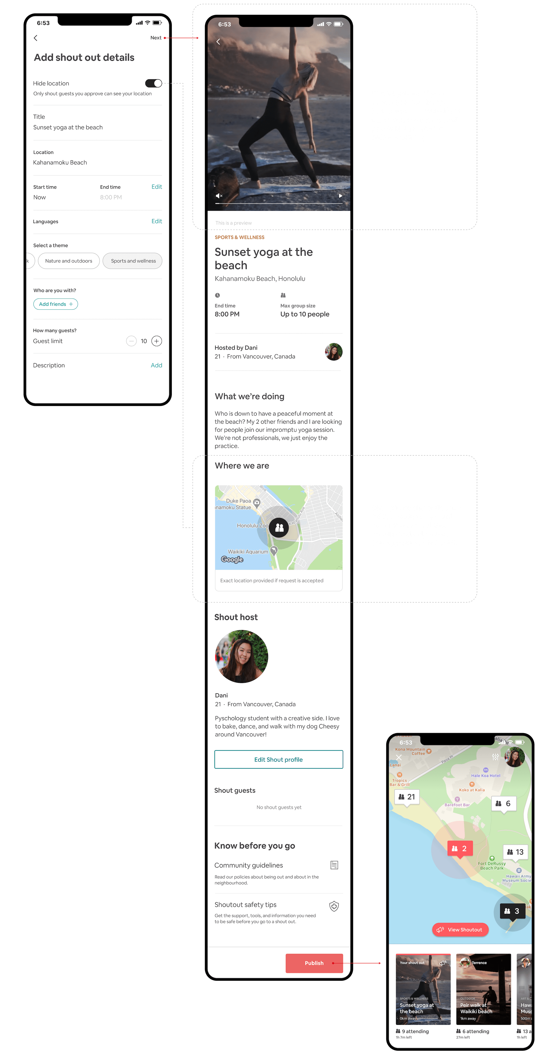 Adding details to a Shoutout